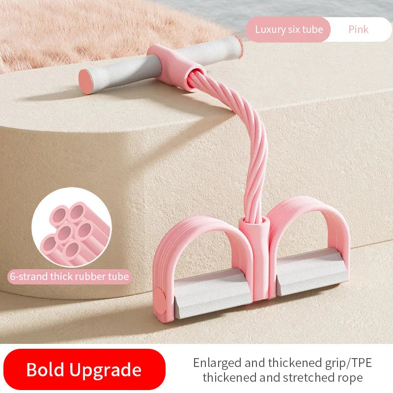 4/6-Tube Yoga Pedal Resistance Band