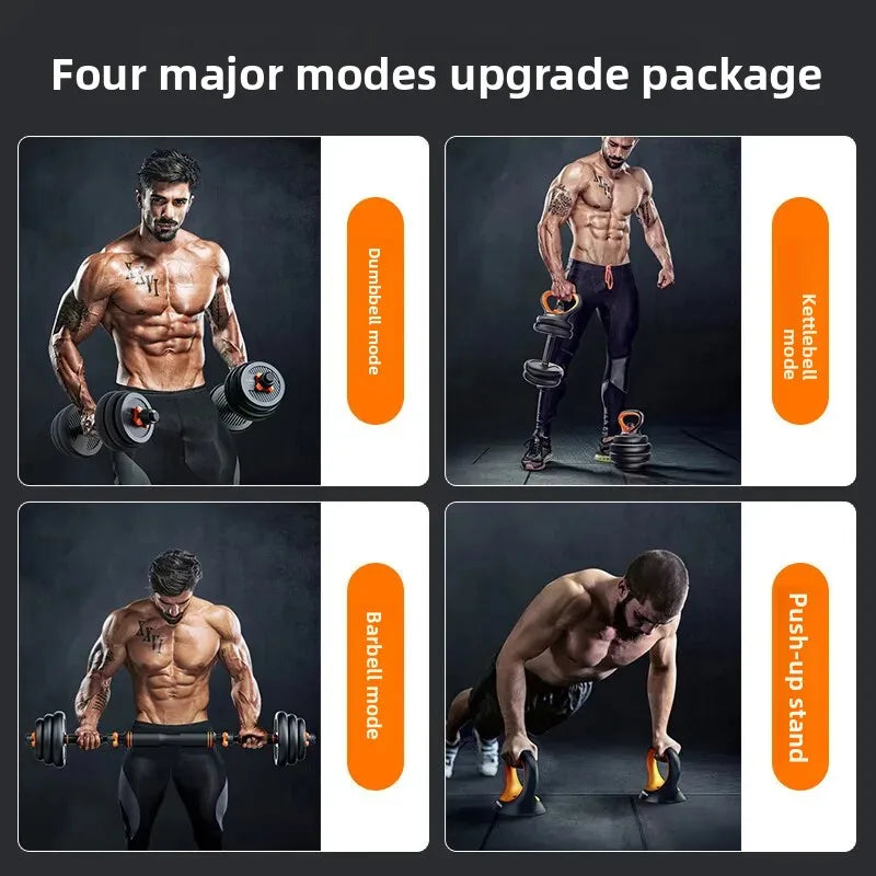 Women’s Dumbbell Barbell Kettlebell Set