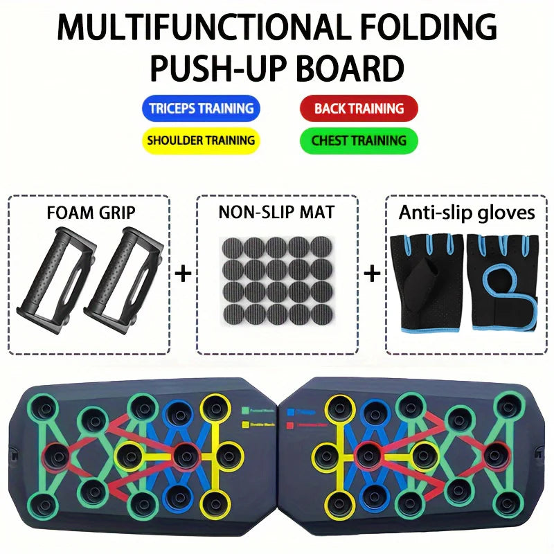 Portable Foldable Push-Up Board Set