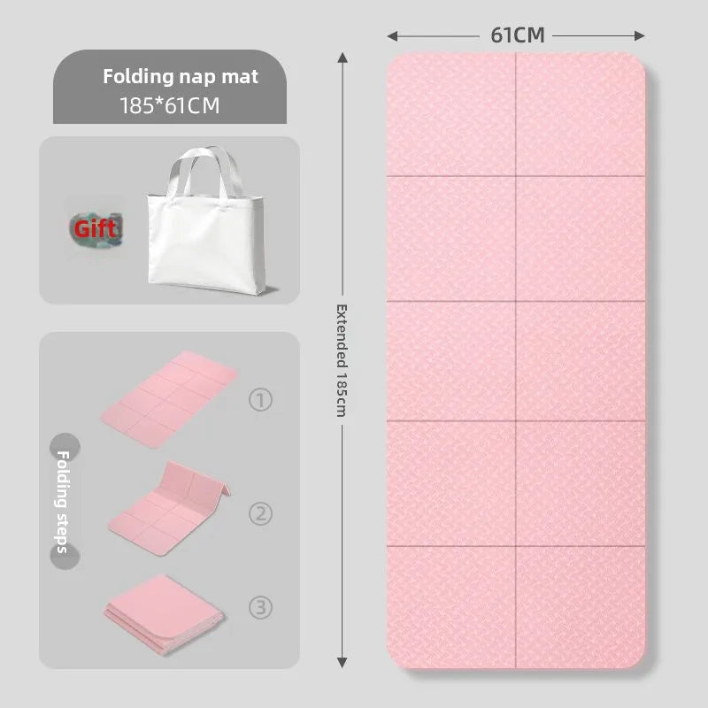 Portable Folding Thick Yoga Mat