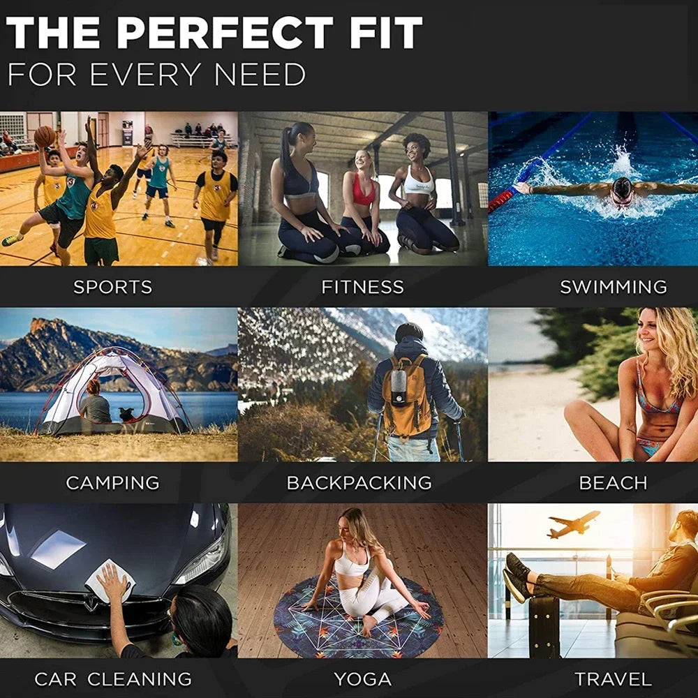 Quick-Dry Microfiber Sports Towel