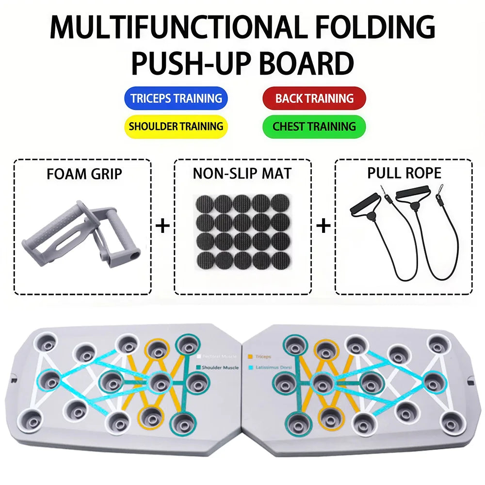 Portable Foldable Push-Up Board Set
