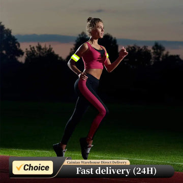 Adjustable High-Visibility Reflective Armband