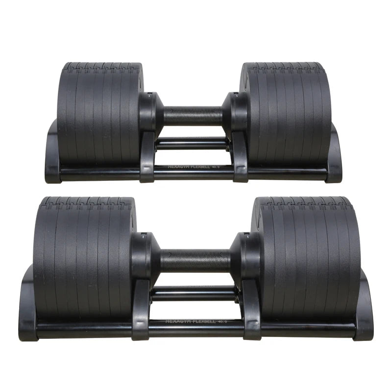 Adjustable 32–40KG Home Dumbbell Set