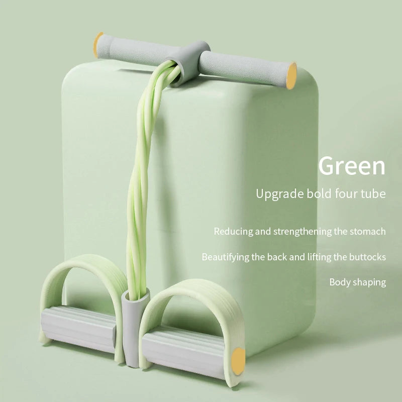 4/6-Tube Yoga Pedal Resistance Band