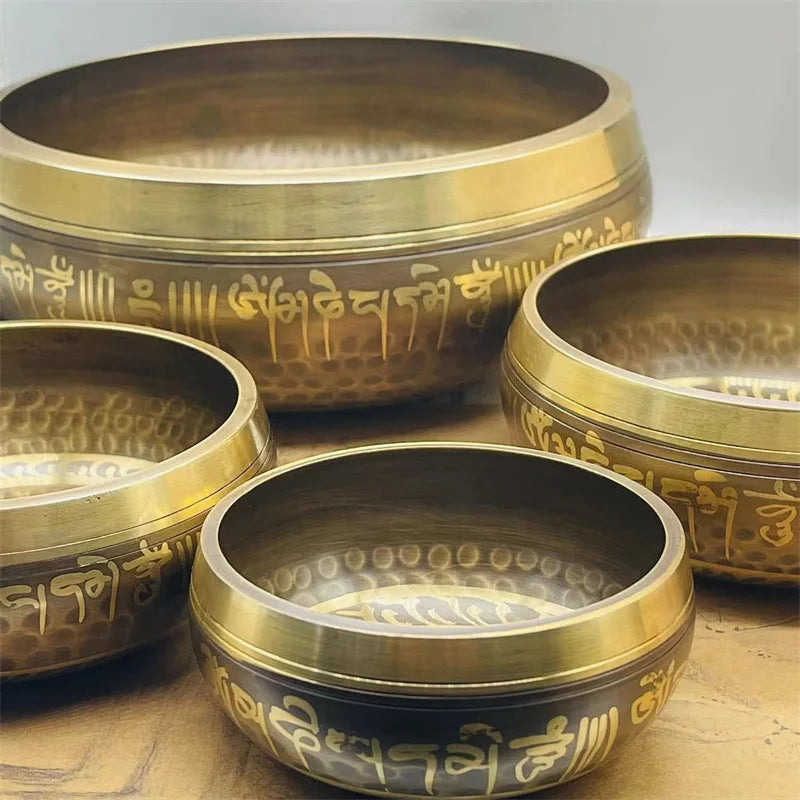 Tibetan Brass Singing Meditation Bowl