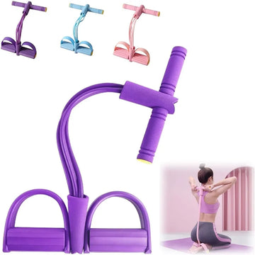 6-Tube Yoga Pedal Puller Band