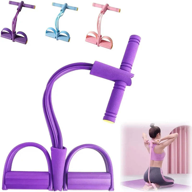 6-Tube Yoga Pedal Puller Band