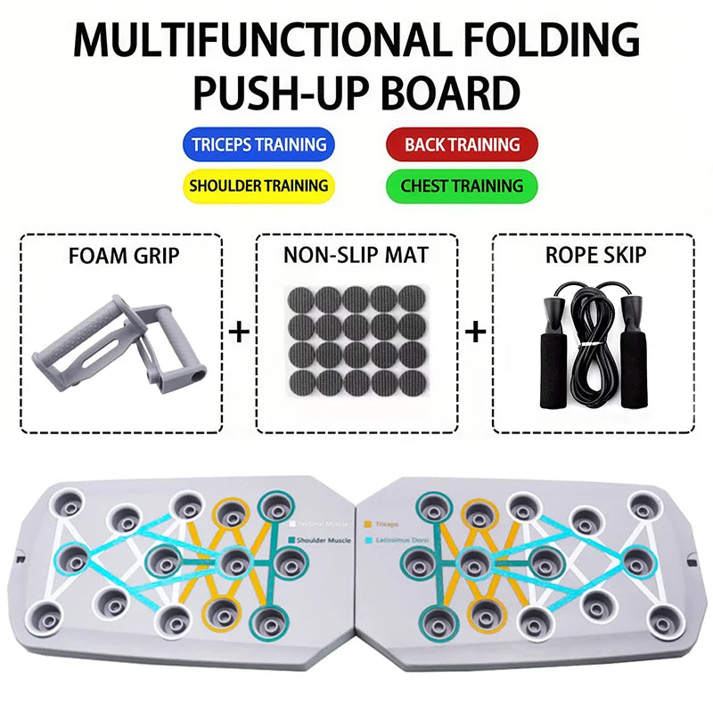 Portable Foldable Push-Up Board Set
