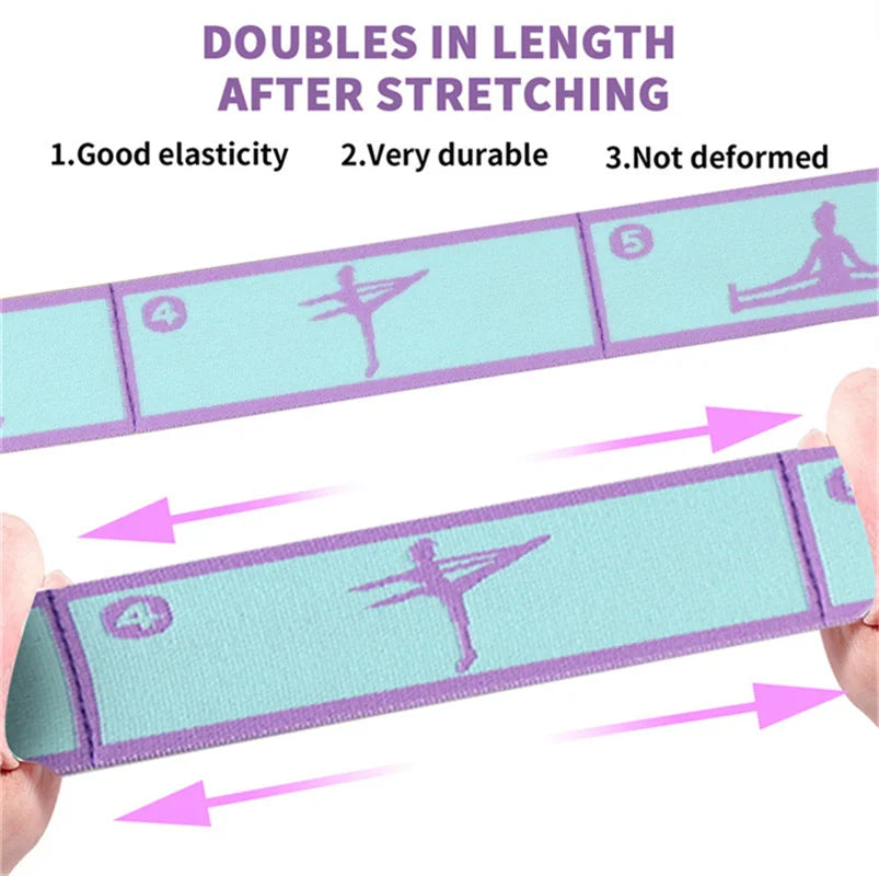 Elastic Yoga Pilates Stretching Belt