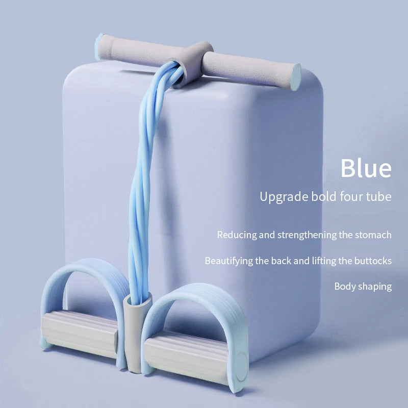 4/6-Tube Yoga Pedal Resistance Band