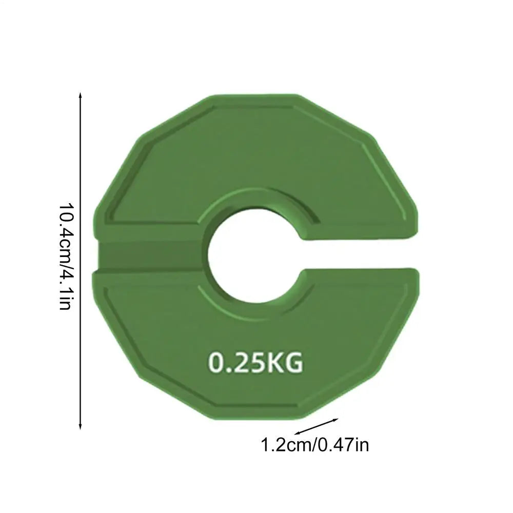 Rubber Strength Training Weight Plates