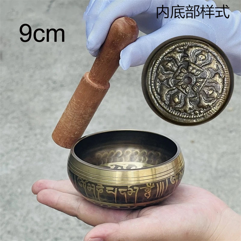 Tibetan Brass Singing Meditation Bowl