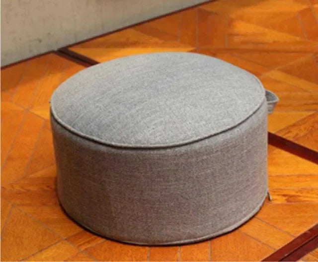 Linen Round Tatami Floor Cushion