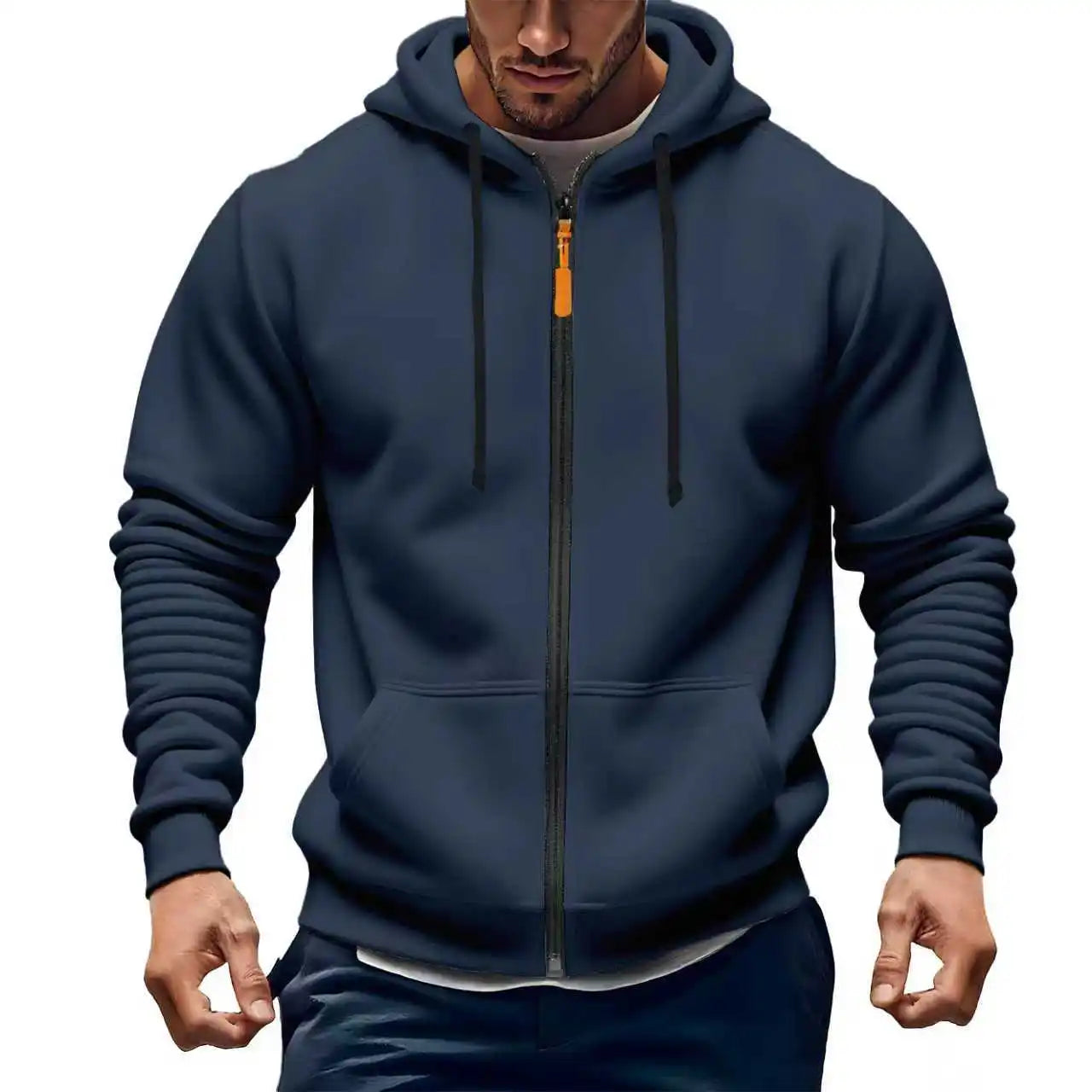 Men’s Winter Fleece Zip Sweatshirt