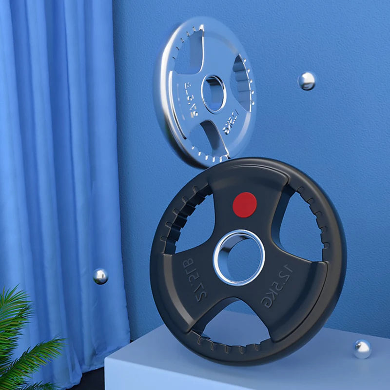 Hard Pull Rubber Barbell Plates