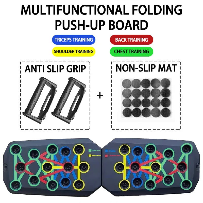 Multifunctional Foldable Push-Up Board