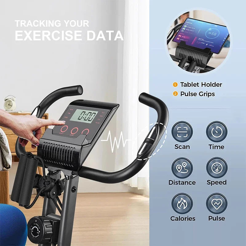 Foldable Magnetic Home Exercise Bike