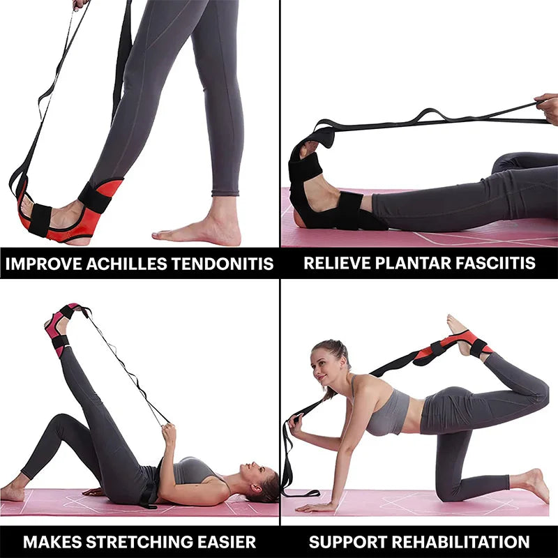 Yoga Stretch Strap with Loops