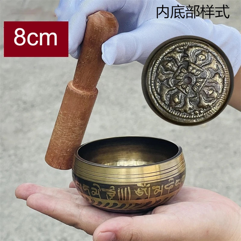 Tibetan Brass Singing Meditation Bowl