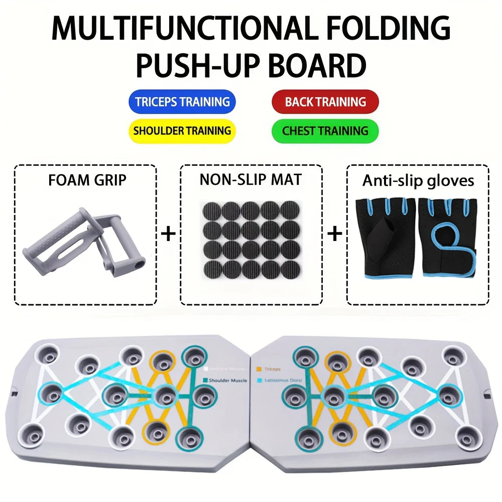 Portable Foldable Push-Up Board Set