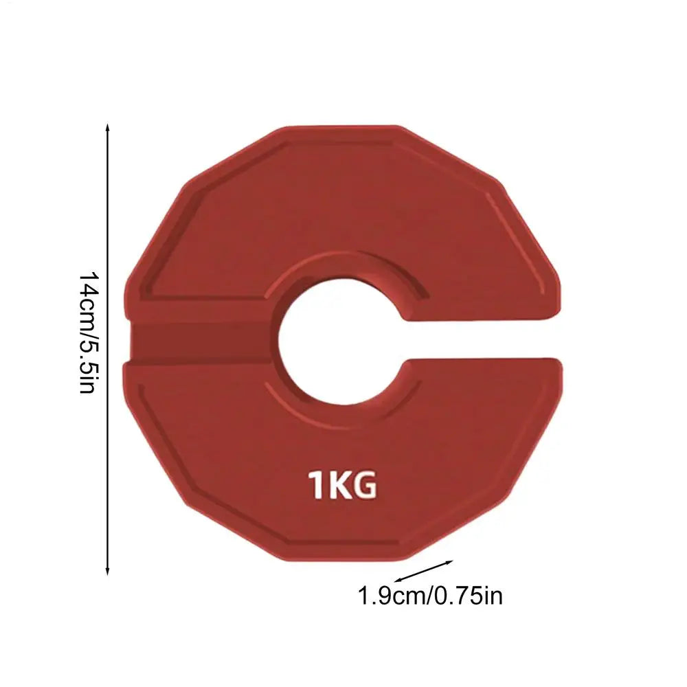 Rubber Strength Training Weight Plates