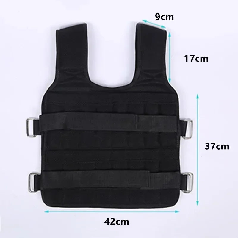 Adjustable 30kg Fitness Weight Vest