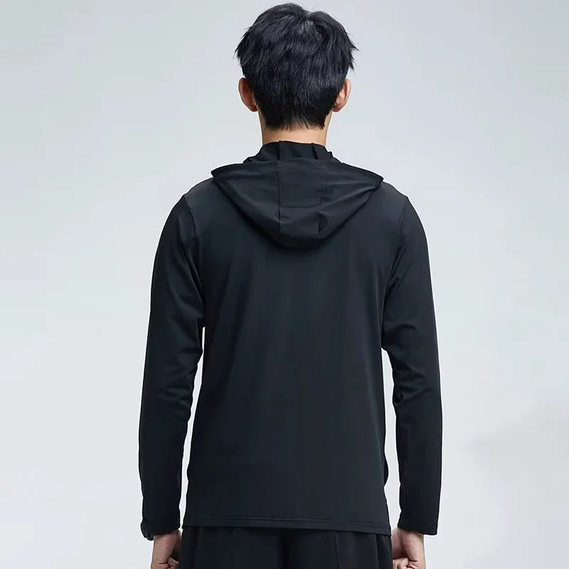 Men’s Hooded Waterproof Fitness Jacket