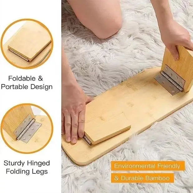 Bamboo Folding Meditation Yoga Stool