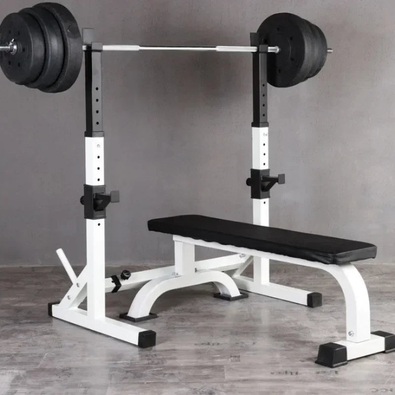 Adjustable Steel Barbell Squat Rack