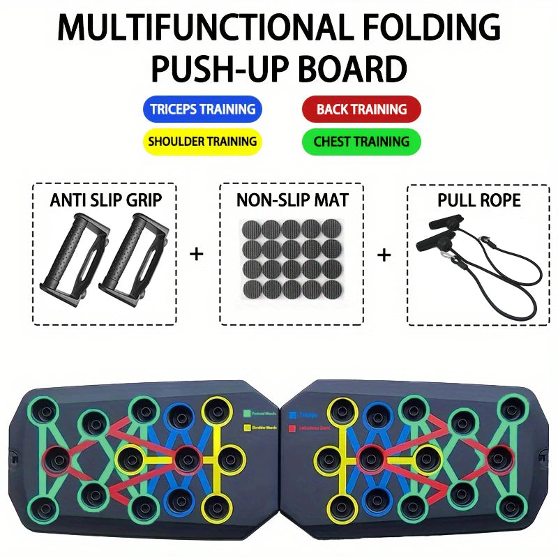 Multifunctional Foldable Push-Up Board