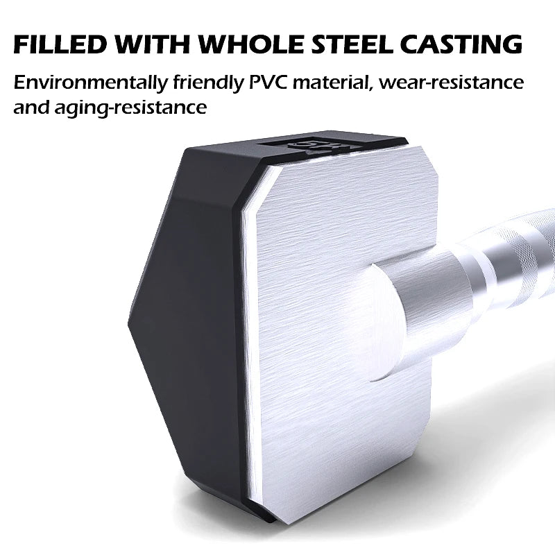 ZJFIT Hex Rubber Dumbbells Set