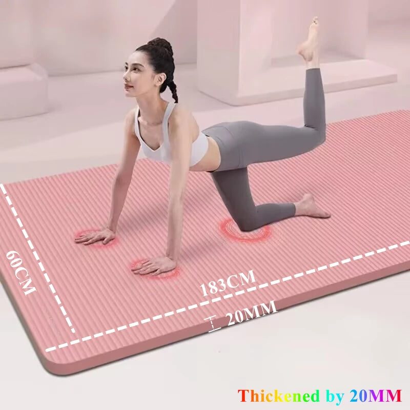 20mm Thick Anti-Slip Yoga Mat