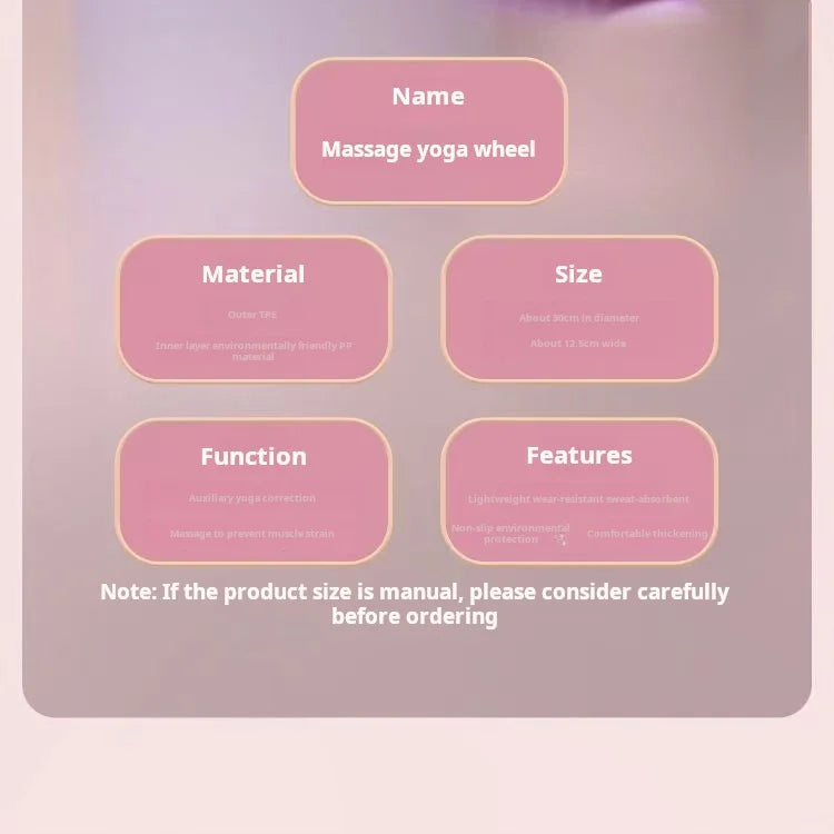 Beginner Posture Correction Yoga Wheel