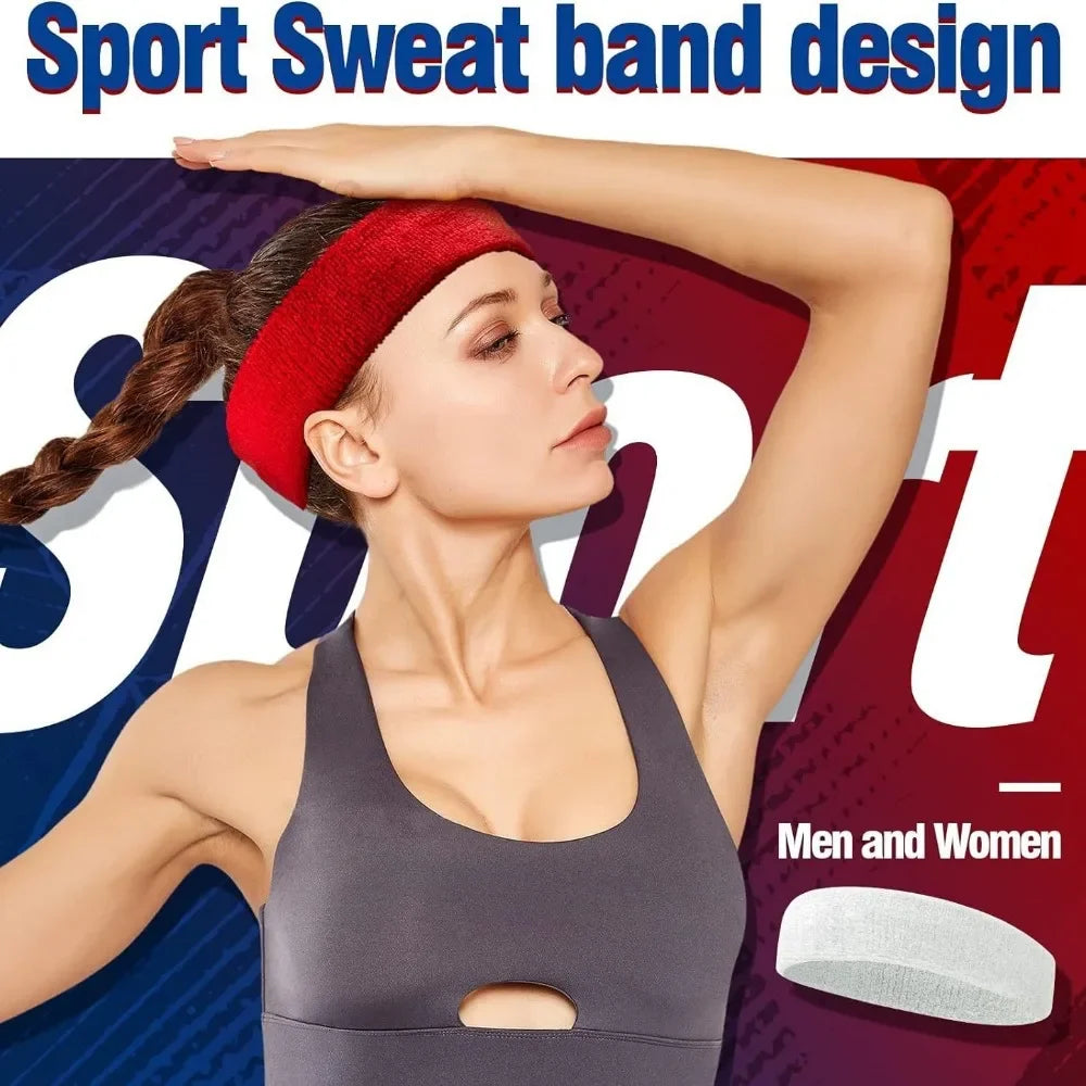 Sweat-Absorbing Sports Training Headband