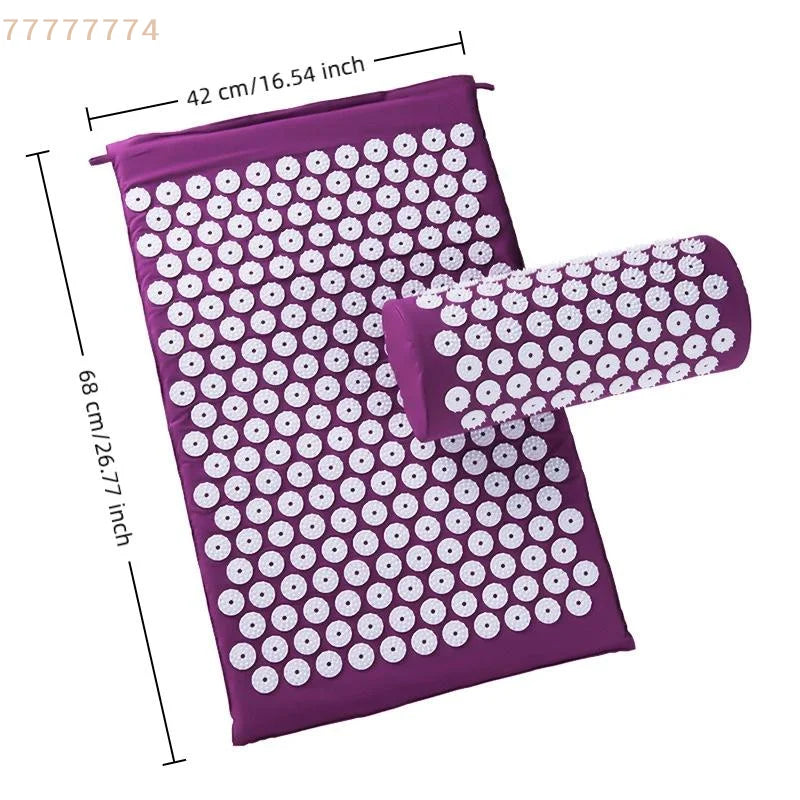 Acupressure Mat and Pillow Set