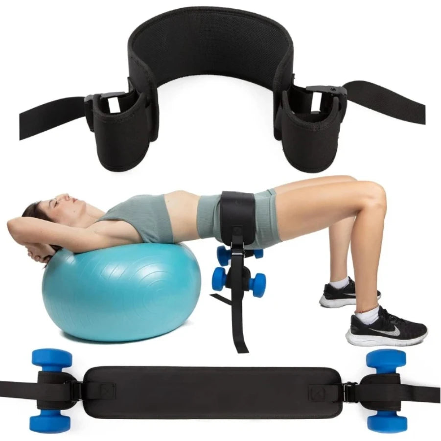 Dumbbell Exercise Hip Thrust Belt