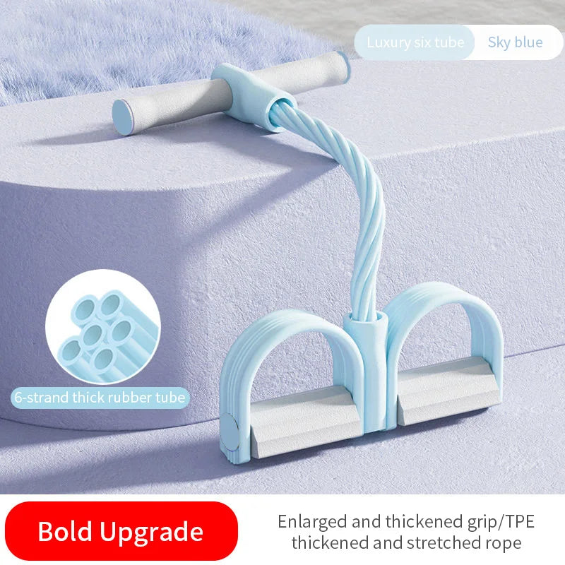 4/6-Tube Yoga Pedal Resistance Band