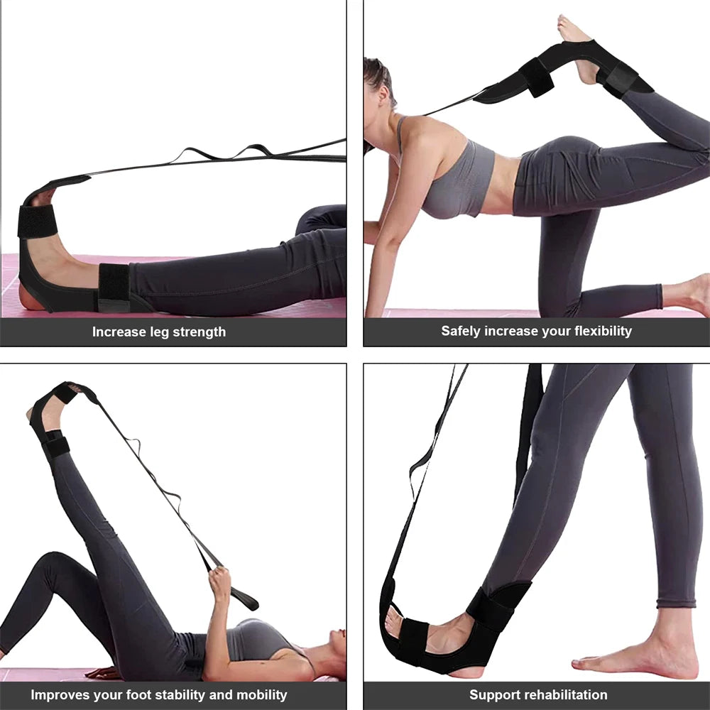 Segmented Yoga Stretching Strap Band