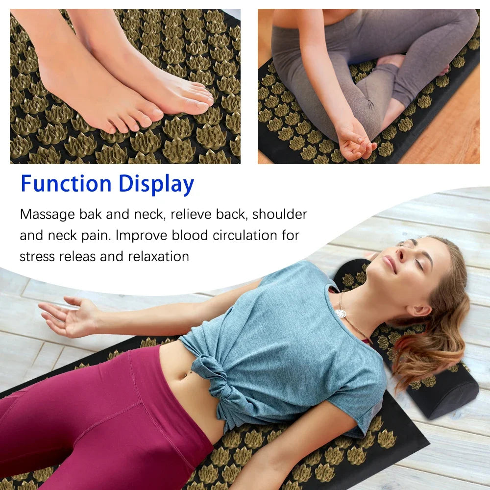 Lotus Spike Acupressure Mat Set