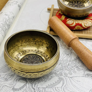 Tibetan Brass Singing Meditation Bowl