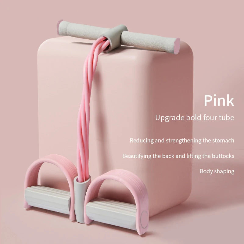 4/6-Tube Yoga Pedal Resistance Band