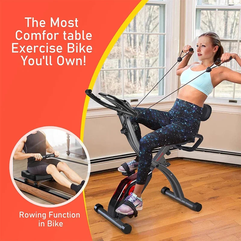 Foldable Magnetic Home Exercise Bike
