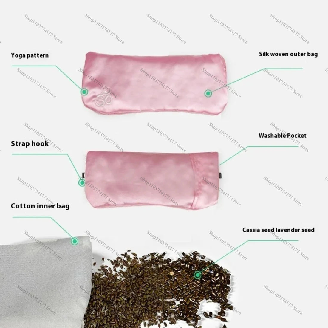 Lavender Yoga Eye Relaxation Pillow