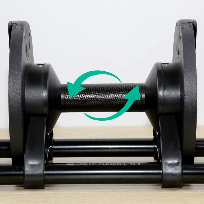 Adjustable 32–40KG Home Dumbbell Set