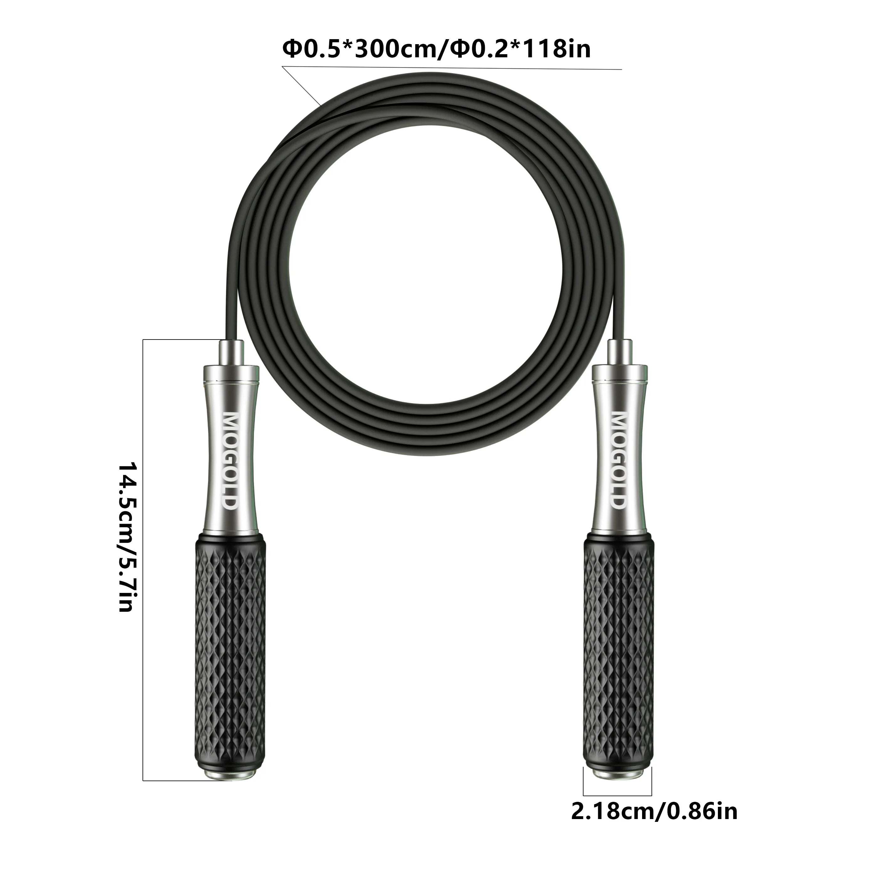 Adjustable Steel Cable Jump Rope