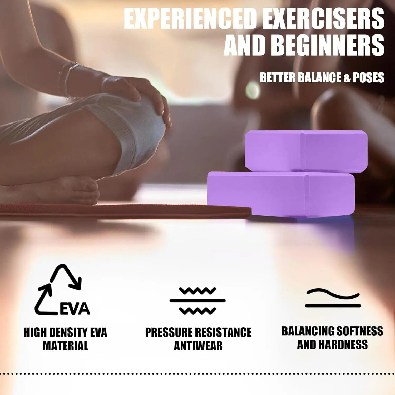 Lightweight Yoga and Pilates Blocks