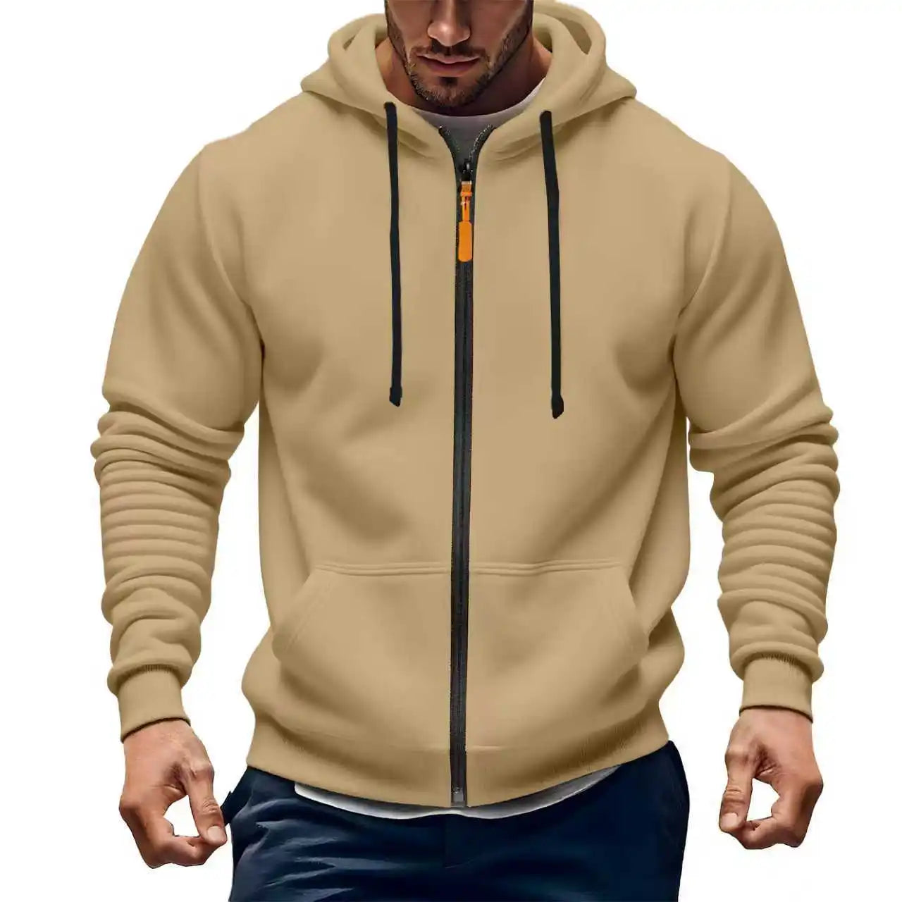 Men’s Winter Fleece Zip Sweatshirt