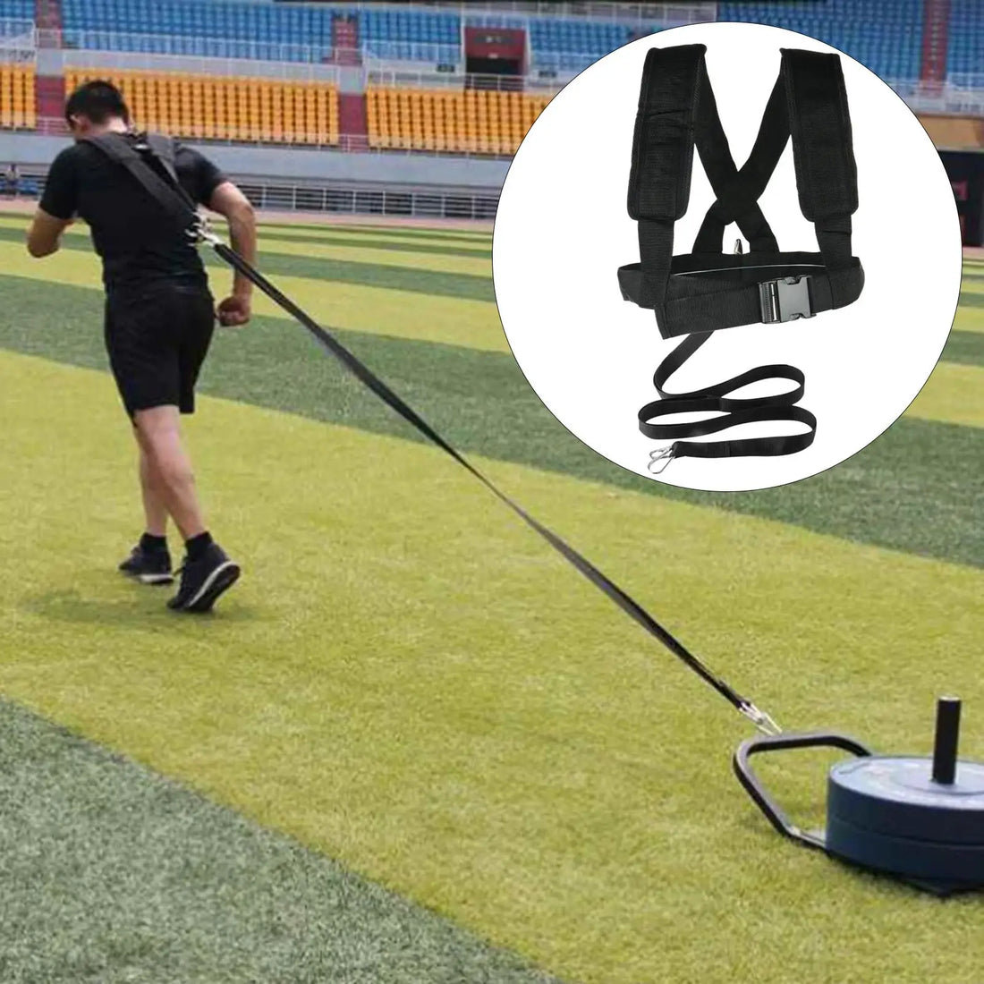 Football Tire Pulling Harness