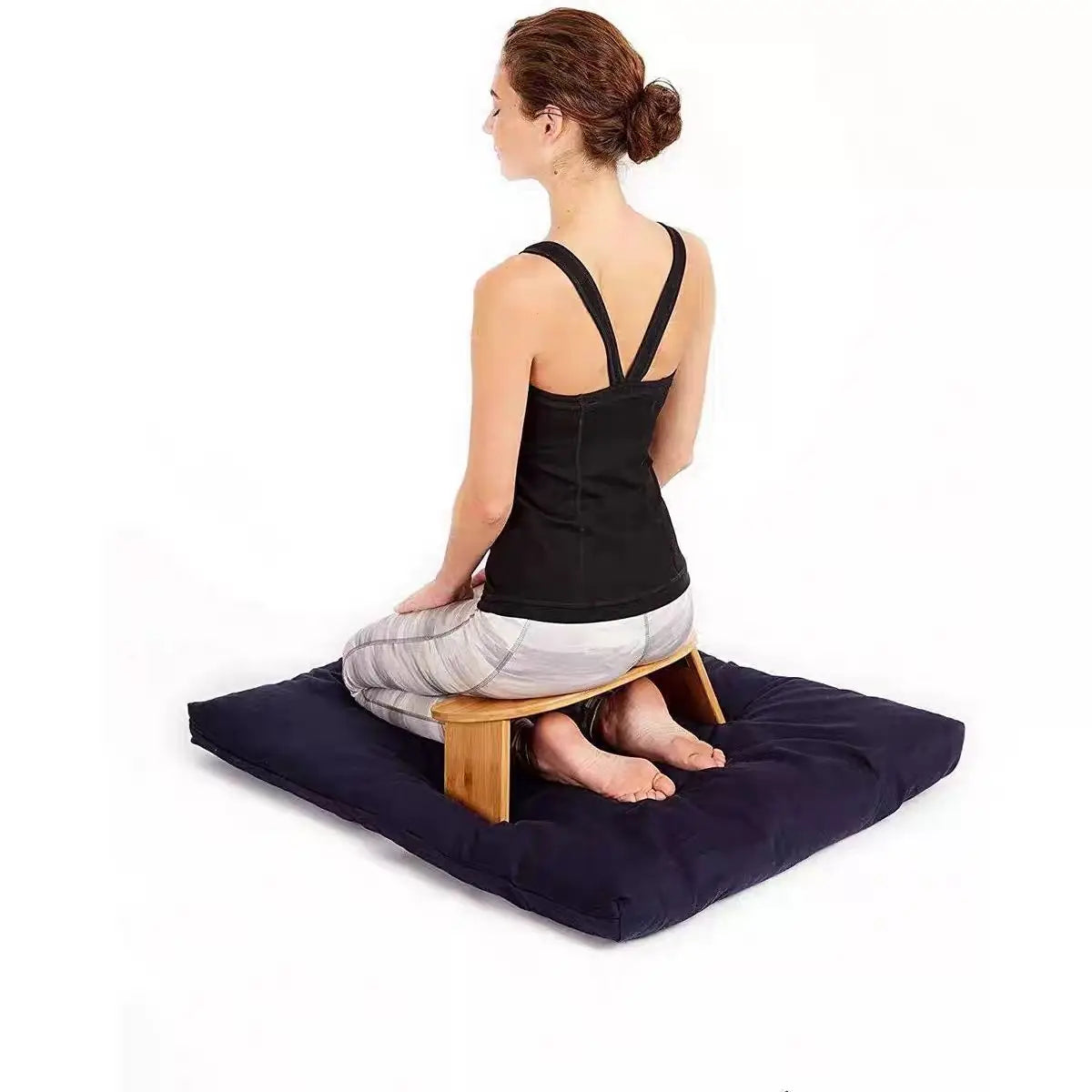 Bamboo Folding Meditation Yoga Stool